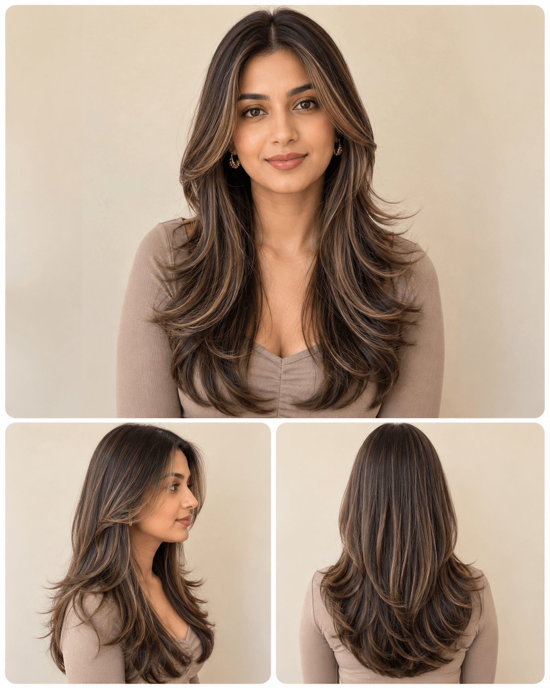Butterfly Cut Without Bangs