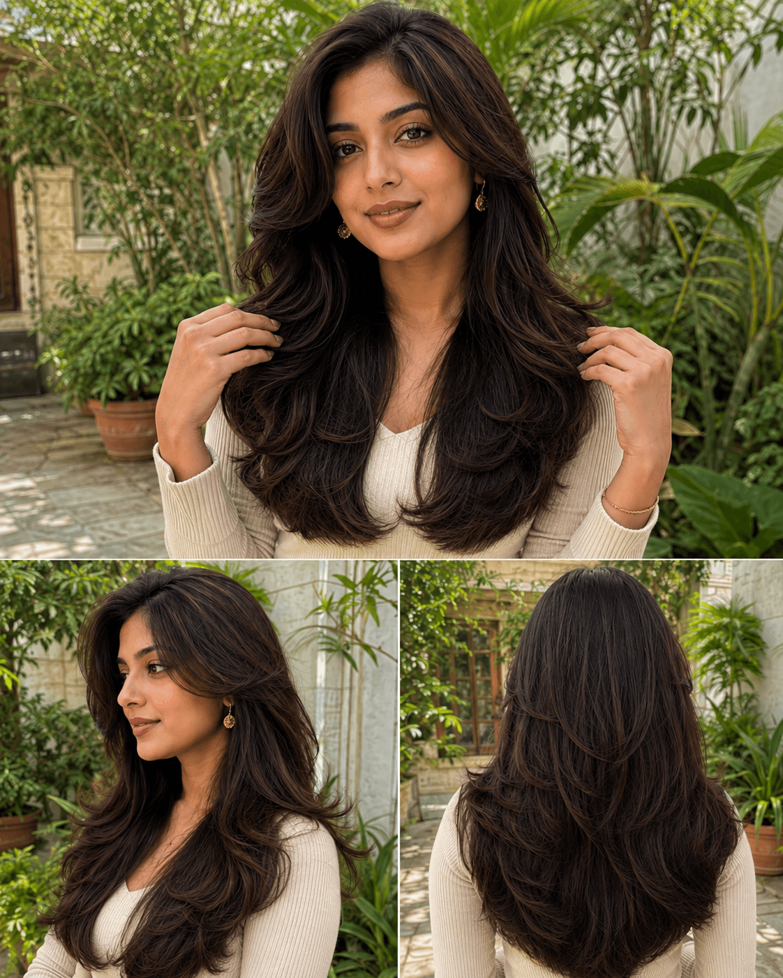 Butterfly Haircut for Frizzy Hair