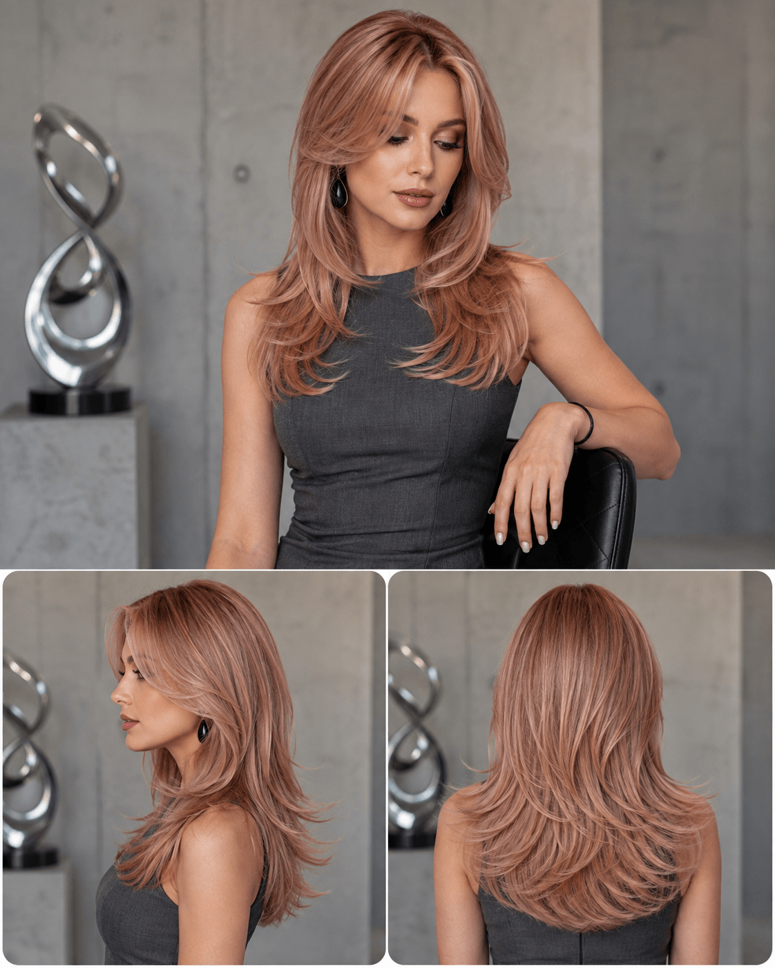 Butterfly Haircut with Wispy Bangs