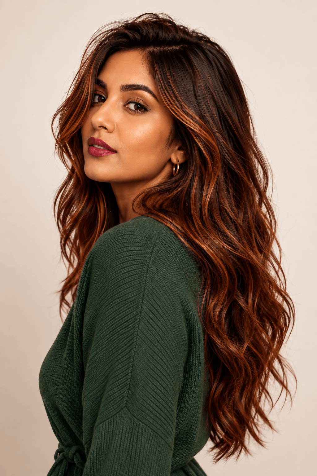 Copper Auburn Balayage