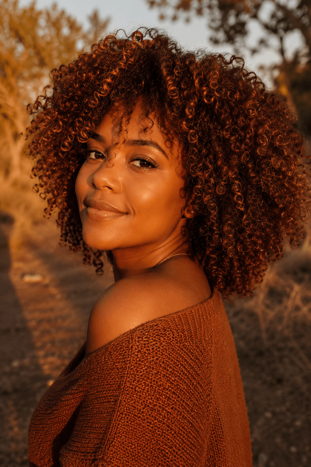 Copper Cinnamon Curls