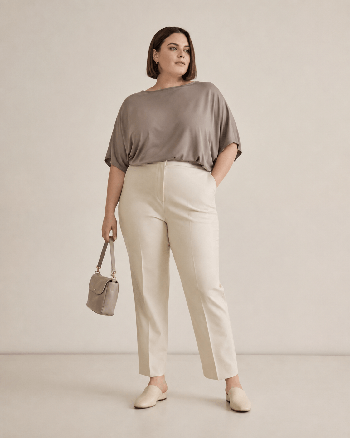 Dolman Top with Straight Pants