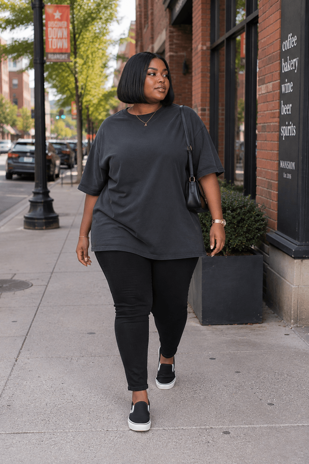 Long Tee with Skinny Jeans