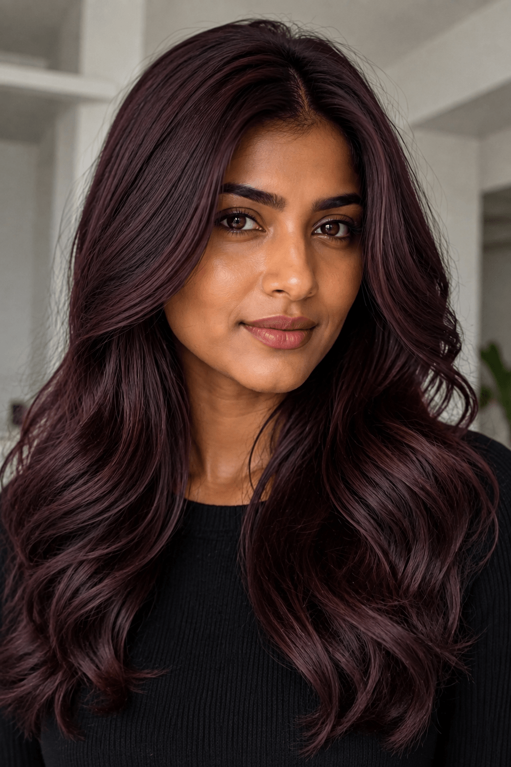 Plum Brown Hair