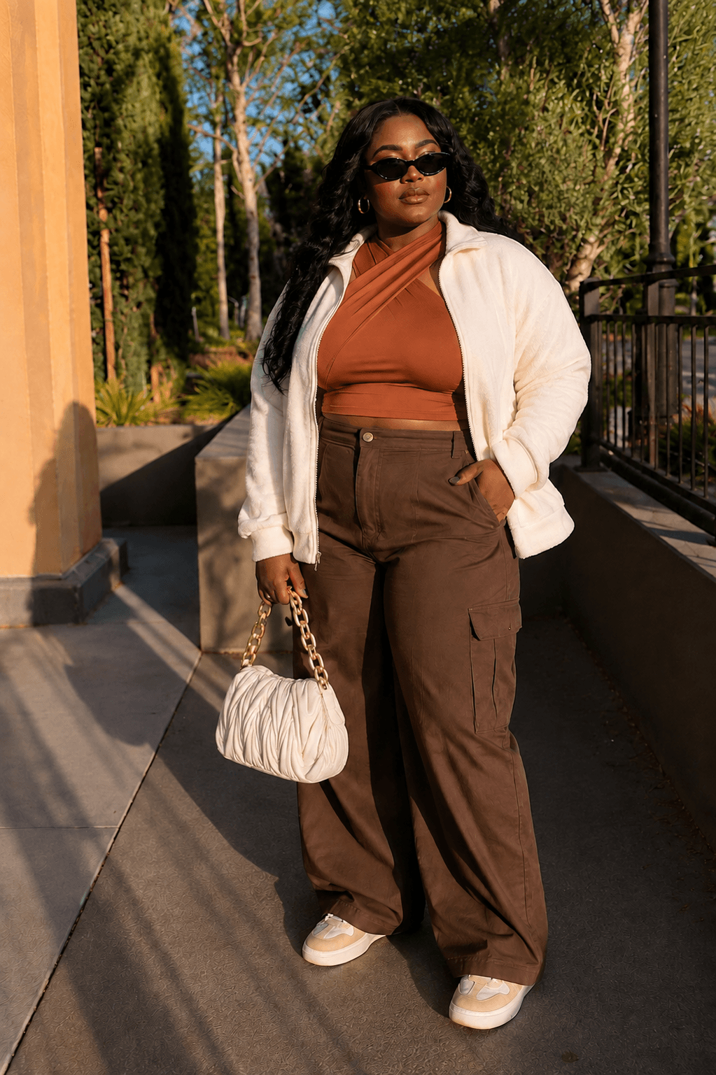 Plus Size Baddie Street Style Outfit