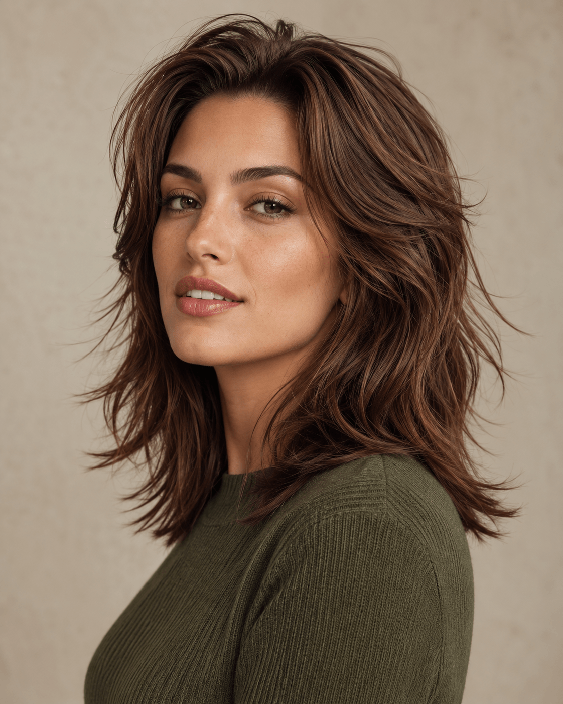 Shag Haircut with a Textured, Piecey Crown Shag Haircut with a Textured, Piecey Crown
