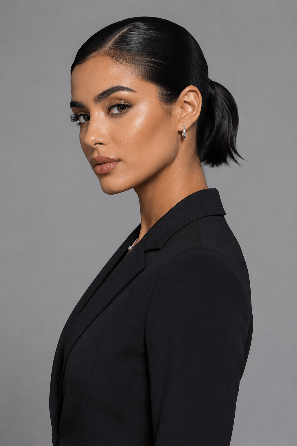 Sleek Ponytail for Short Hair