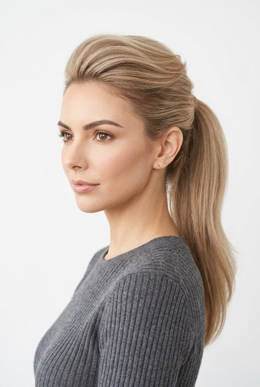 Sleek Ponytail on Fine or Thin Hair