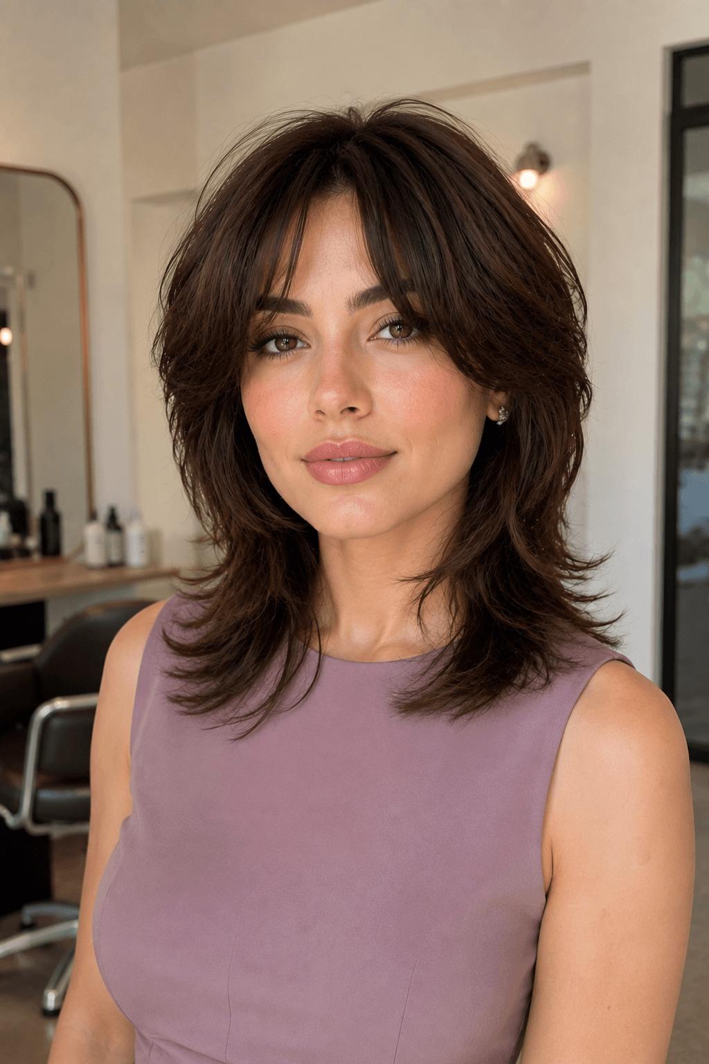 Tapered Shag Haircut With Soft Side Layers