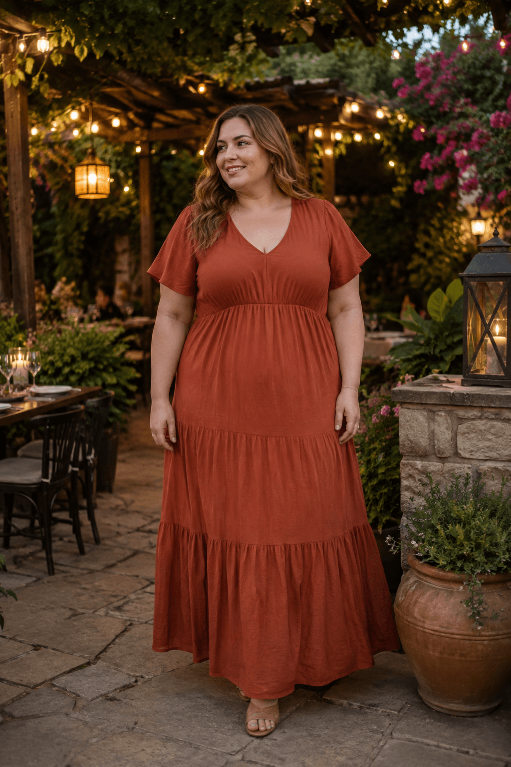 Tiered Maxi Dress