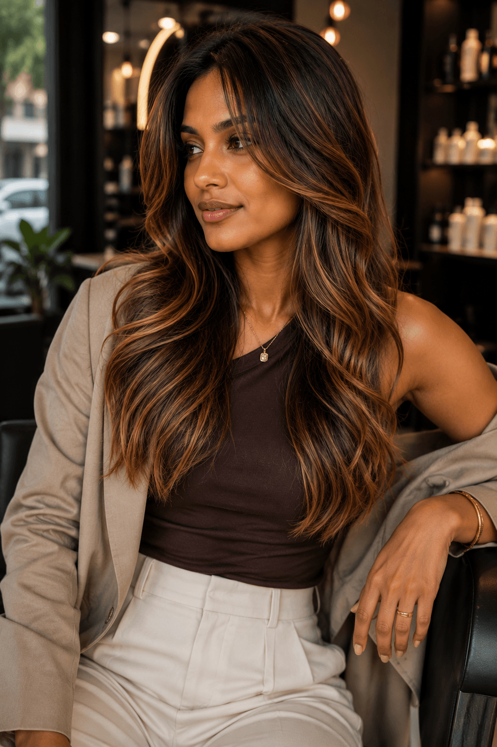 Toffee Brown Balayage