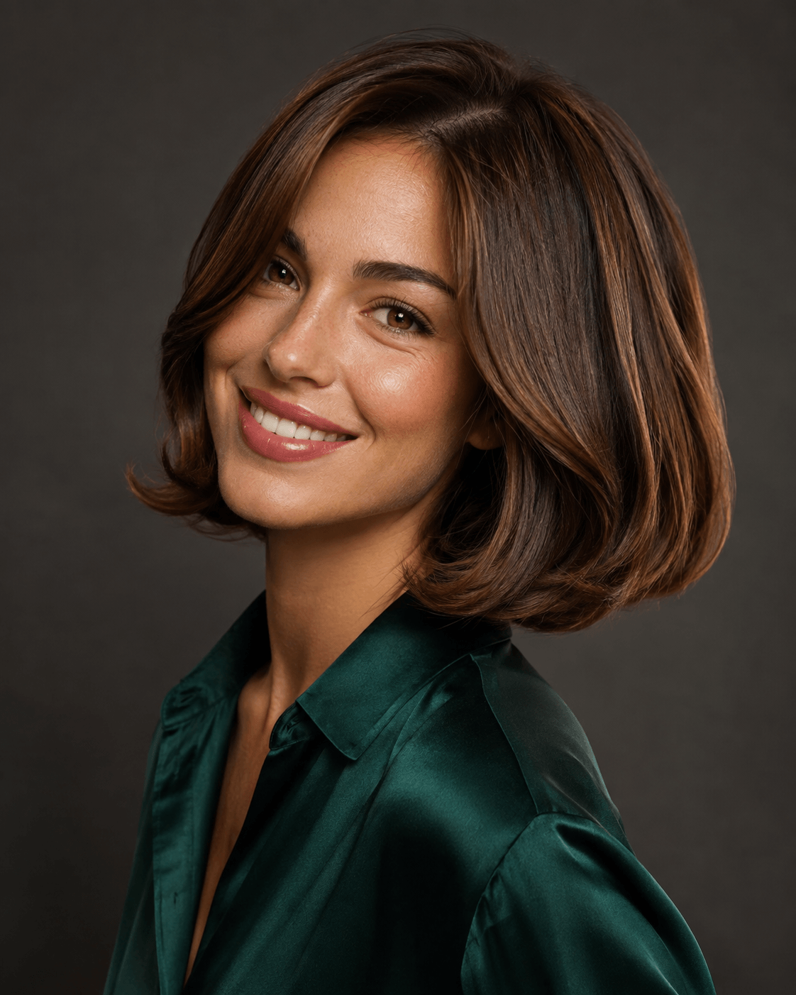 Wavy Bob Styled for a Date Night Look