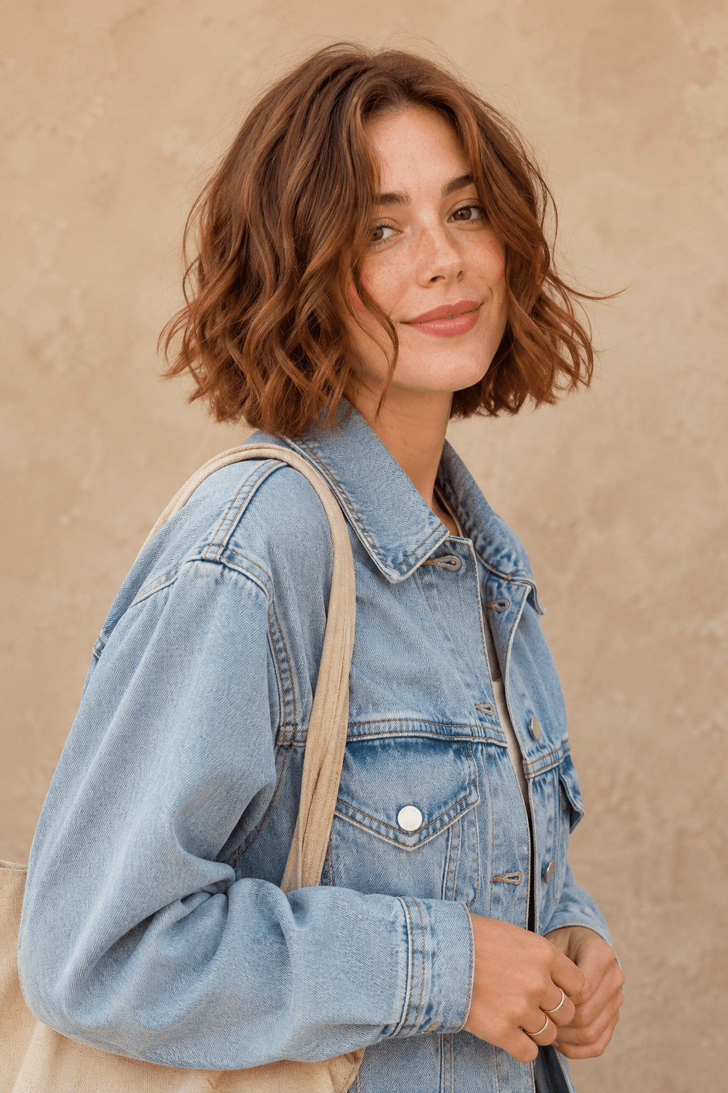 Wavy Bob for Travel-Ready, Heat-Free Styling