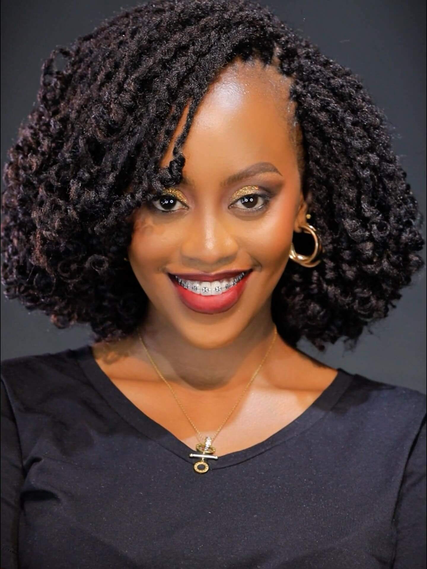 Shoulder Length Coily Twists