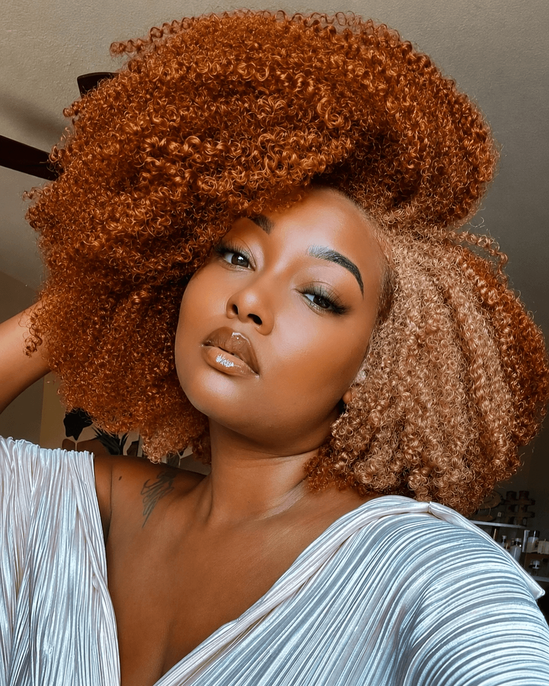 Voluminous Side Part Coils