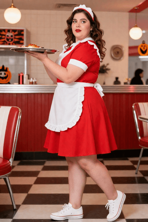 1950s Diner Waitress 1950s Diner Waitress