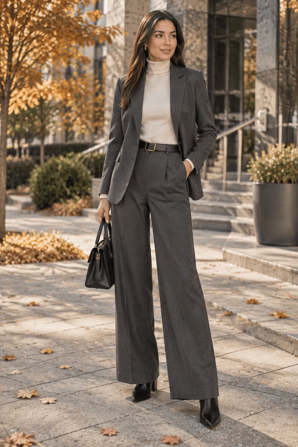 Blazer Over a Turtleneck Blazer Over a Turtleneck