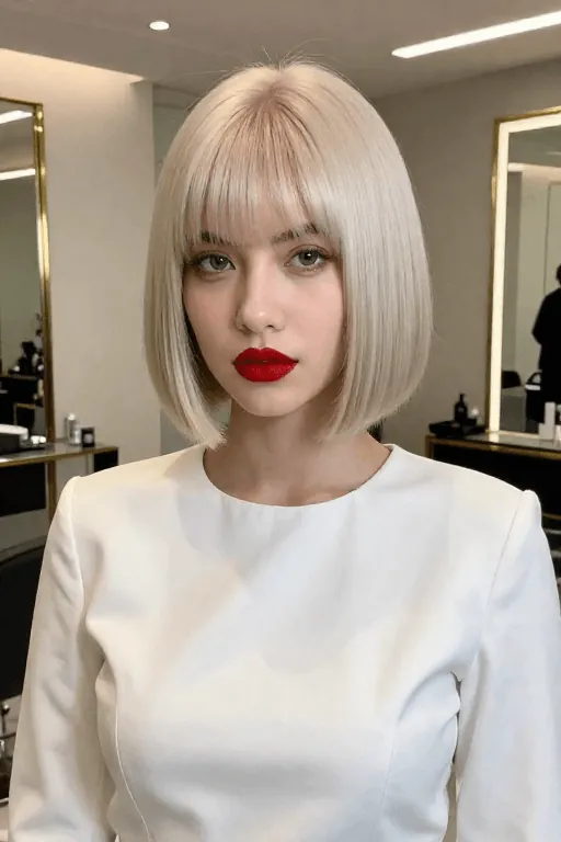 Blunt Bob with Internal Layers Blunt bob with internal layers for thick hair