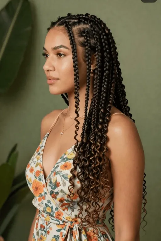 Bohemian Box Braids Bohemian Box Braids