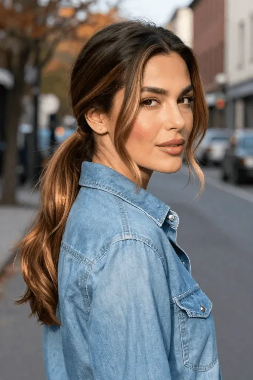 Caramel Drizzle Fall Hair Color