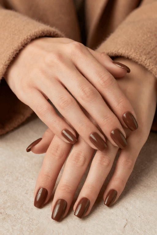 Chocolate Brown Chocolate Brown nail Colors