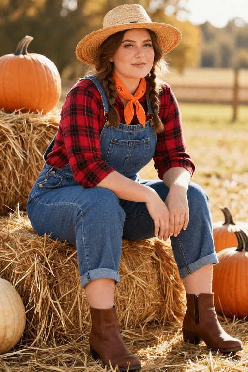 Cozy Scarecrow Costume Cozy Scarecrow Costume