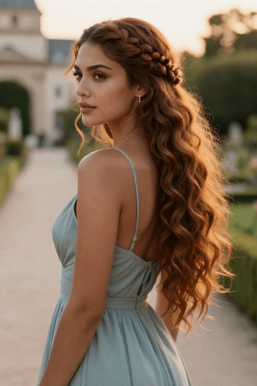 Curly Crown Braid Curly Crown Braid