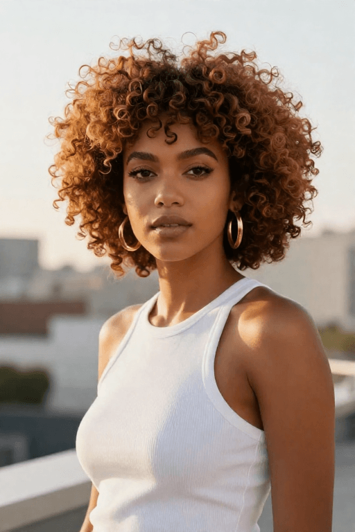 Curly High Puff Curly High Puff
