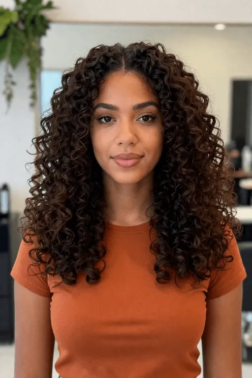 Curly Layered Cut Curly Layered Cut