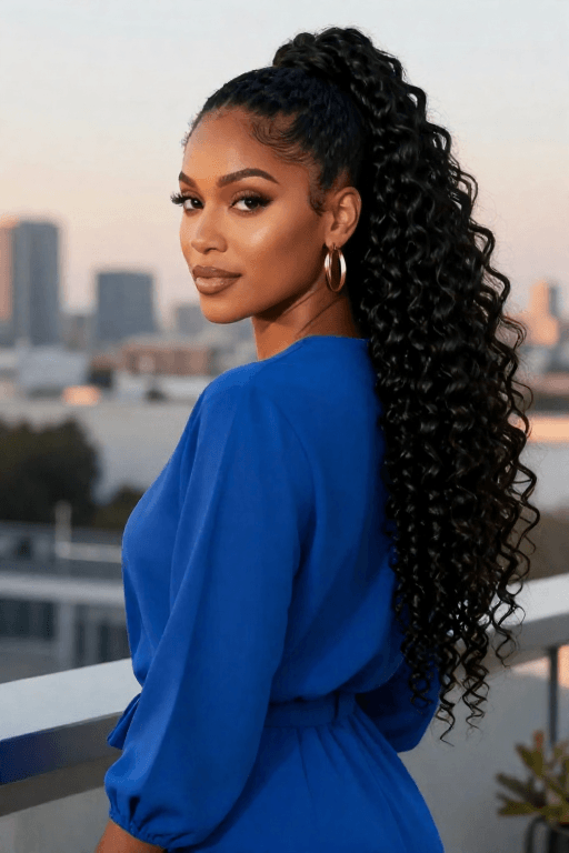 Curly Ponytail Curly Ponytail
