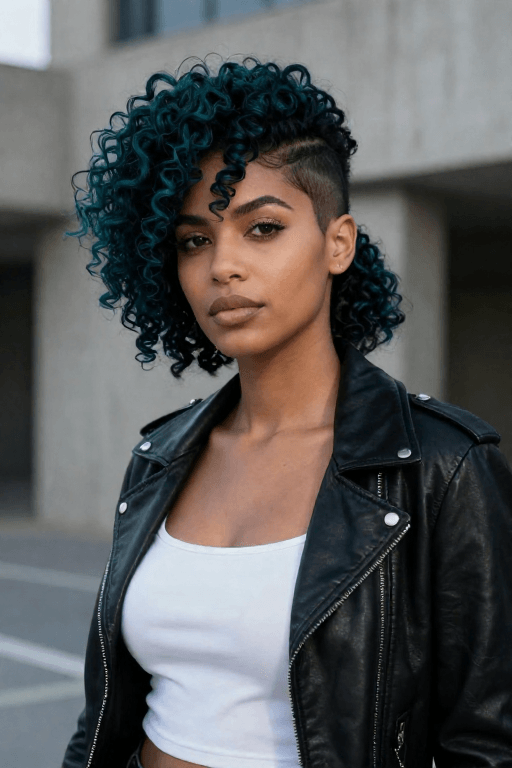 Curly Undercut Curly Undercut