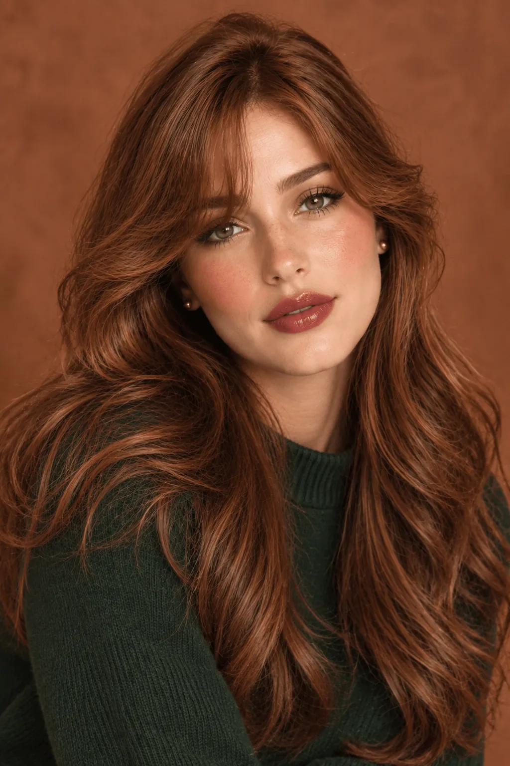 Curtain Bangs with a Side Part Curtain Bangs With a Side Part