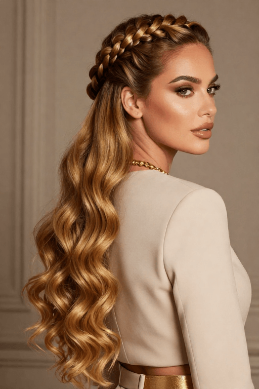 Dutch Braid Half Up Half Down Hairstyle Dutch Braid Half Up Half Down Hairstyle