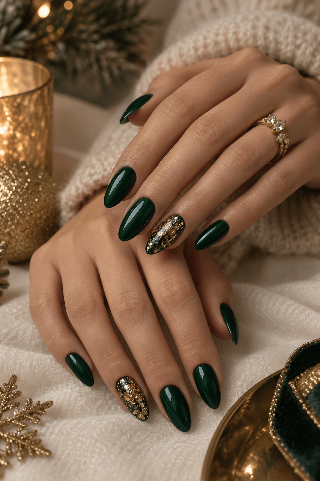 Emerald and Gold Glitter Emerald and Gold Glitter