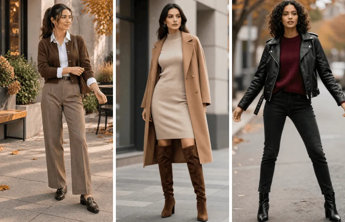 Layered fall outfit ideas for cool days