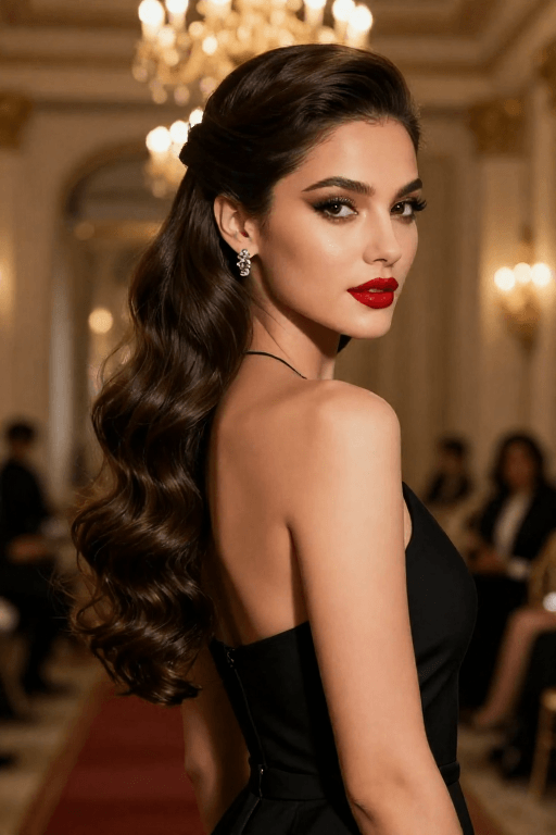 Formal Half Up Half Down Hairstyle Formal Half Up Half Down Hairstyle