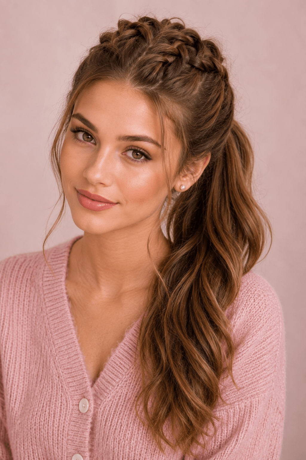 French Braided Ponytail French Braided Ponytail