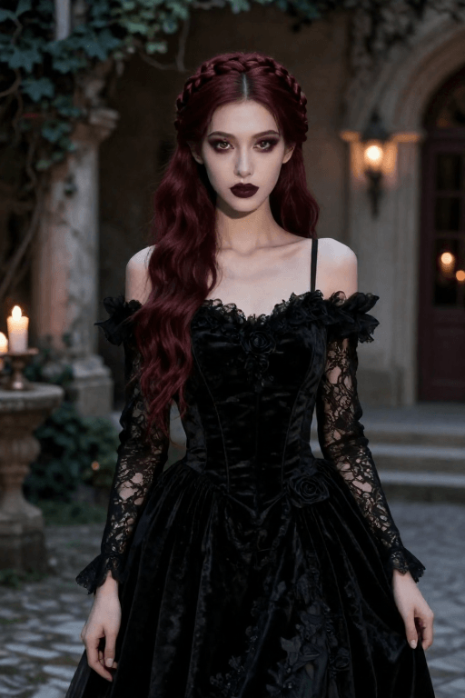 Gothic Braided Crown Gothic Braided Crown for an Elegant Halloween Look