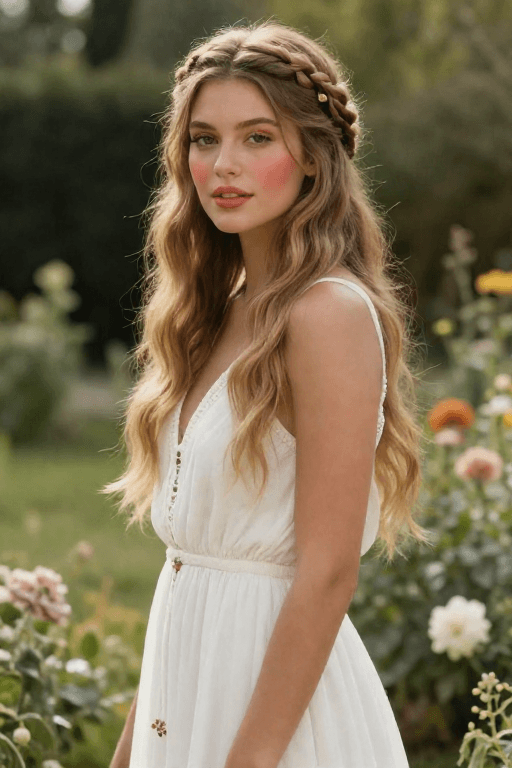 Half Up Crown Braid Hairstyle Half Up Crown Braid Hairstyle