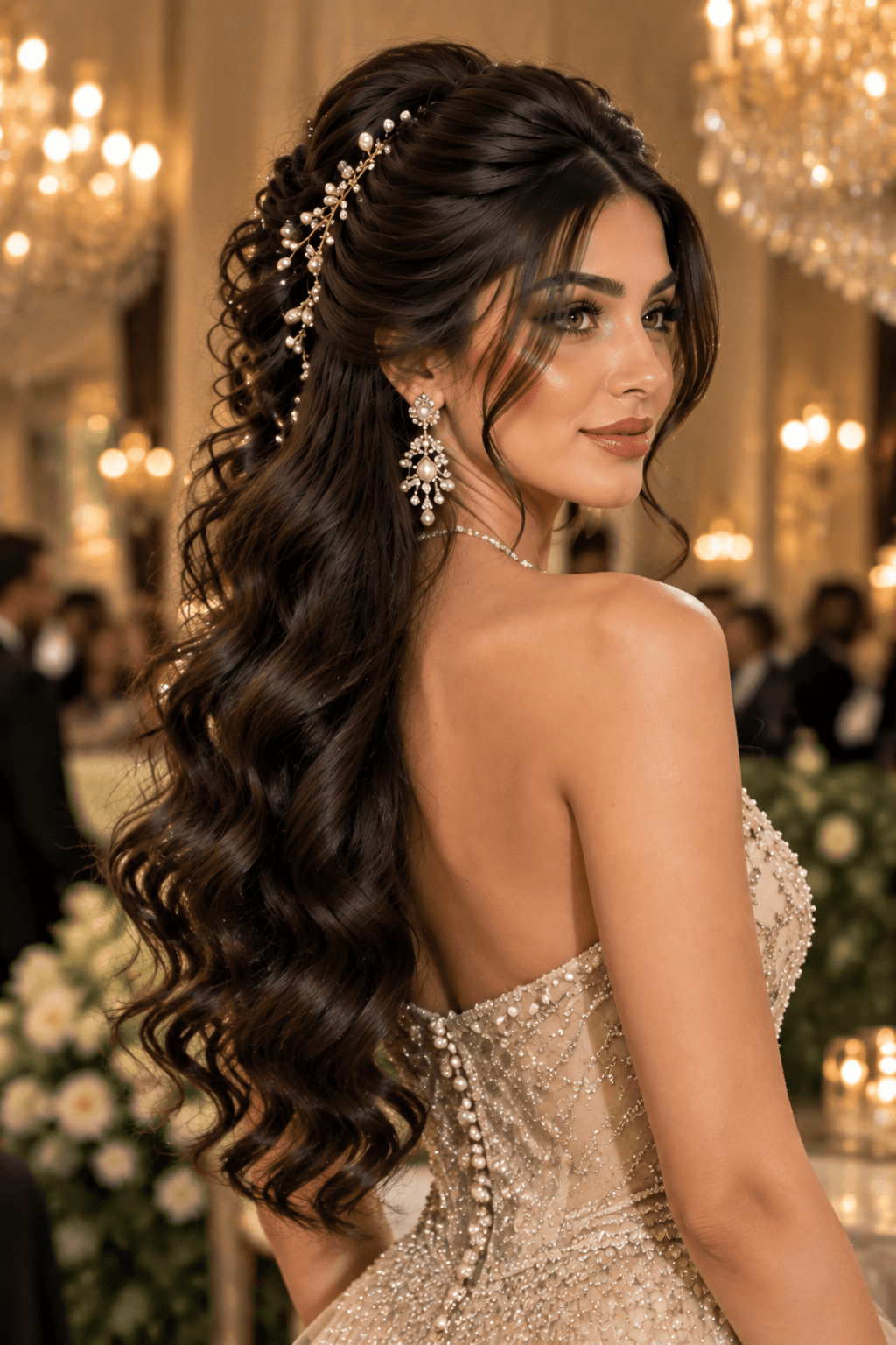 Half Up Half Down Hairstyle With Accessories Half Up Half Down Hairstyle With Accessories, half up half down hairstyles