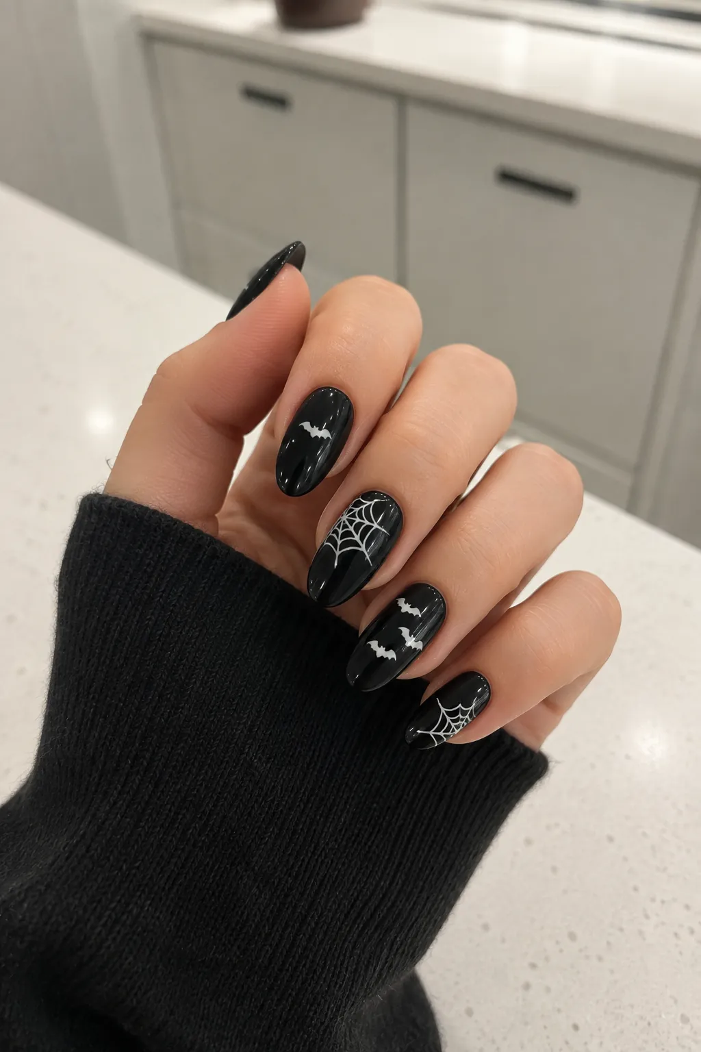 Halloween Nail Stickers in a Quick Bat and Web Design Halloween Nail Stickers in a Quick Bat and Web Design