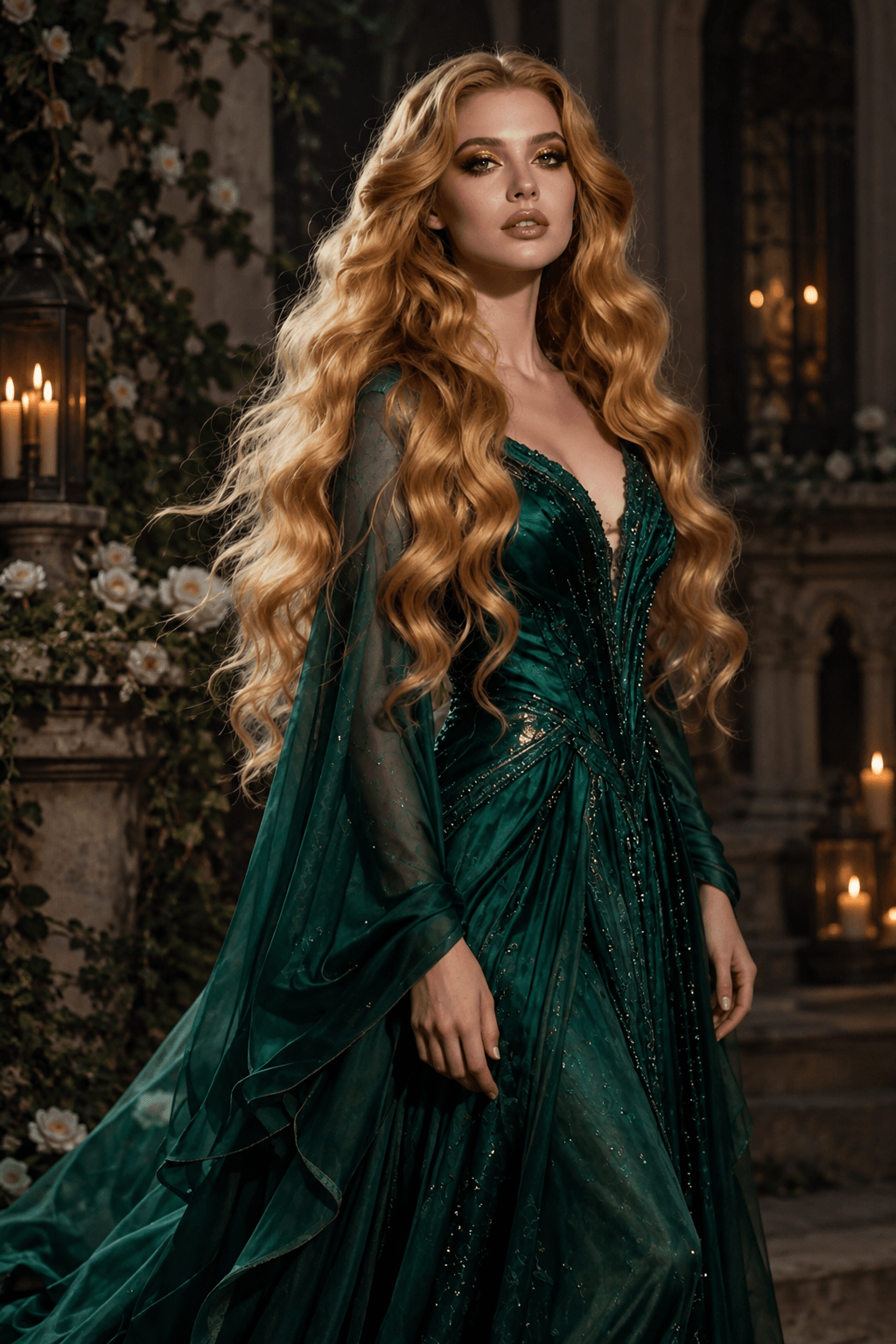 Long Fantasy Waves Long Halloween Hairstyles With Fantasy Inspired Movement