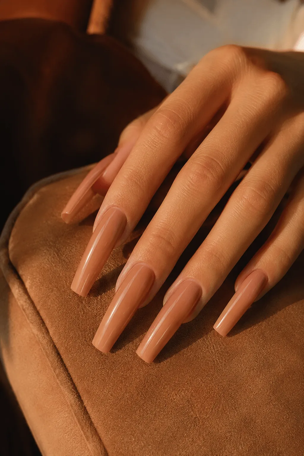 Long Nude Nails Long Nude Nails