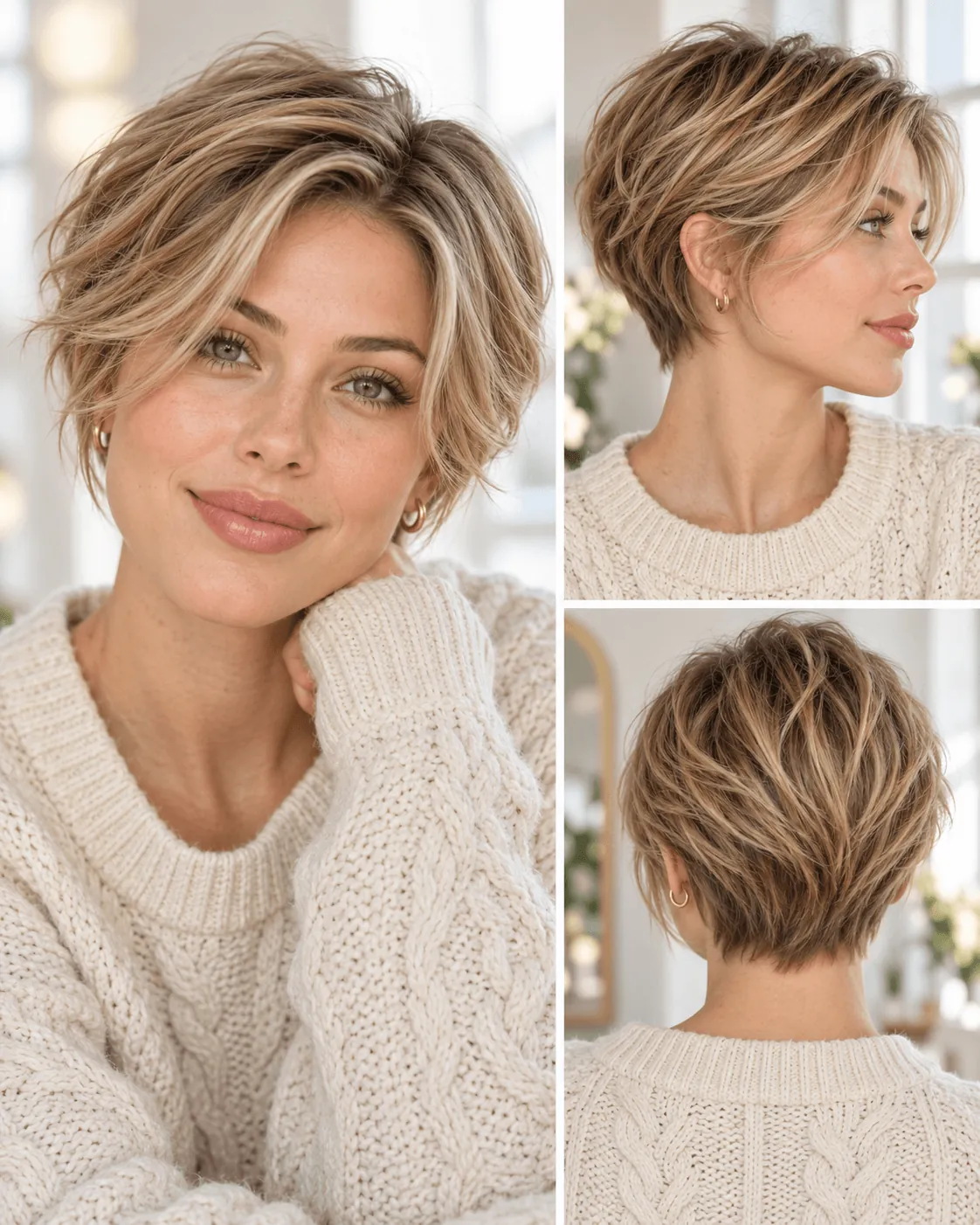Long Pixie with Face-Framing Layers Long Pixie with Face-Framing Layers