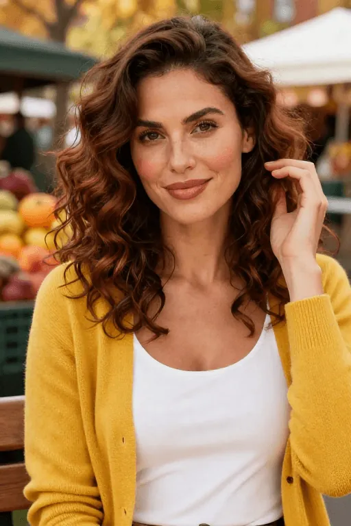Nutmeg Brown Fall Hair Color