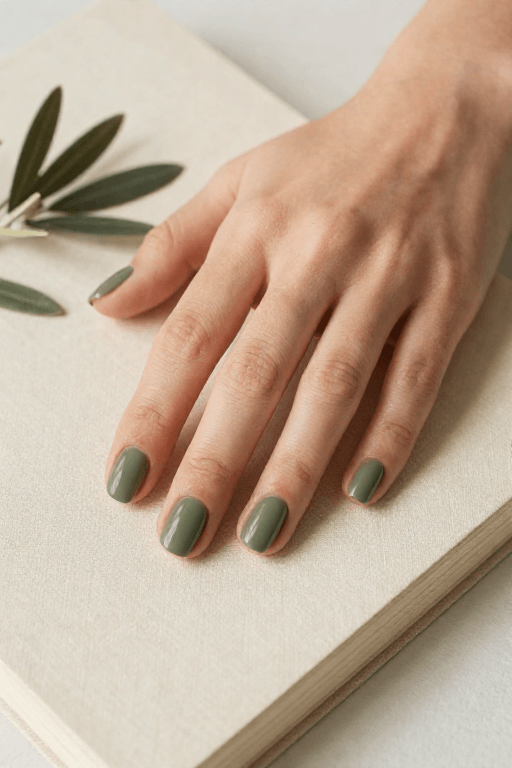 Olive Green Olive Green Nail Colors