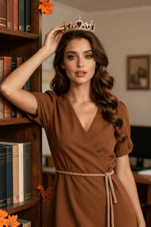 Paper Bag Princess With a Brown Wrap Dress Paper Bag Princess With a Brown Wrap Dress