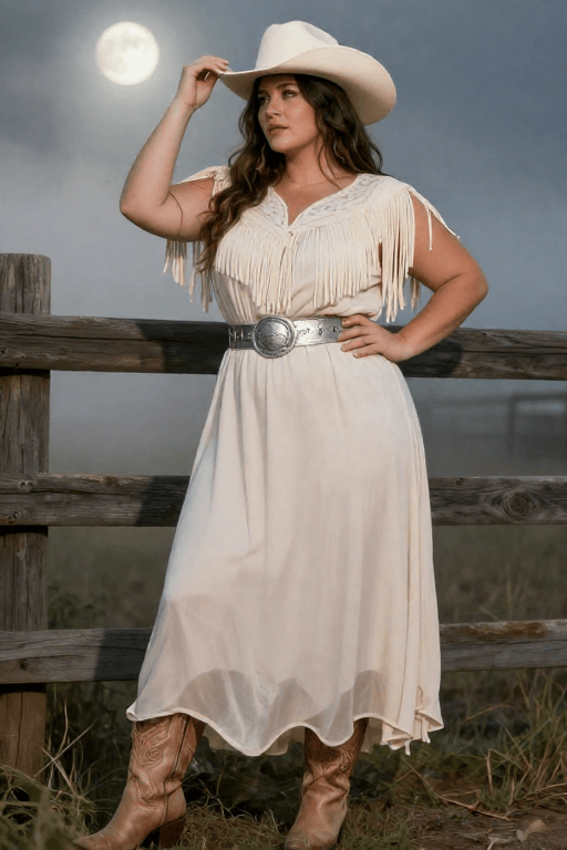 Retro Cowgirl Ghost Retro Cowgirl Ghost
