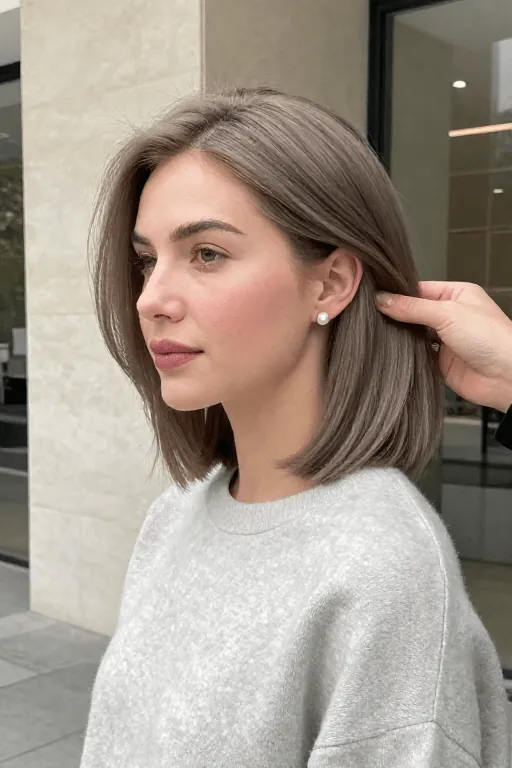 Smoked Mushroom Fall Hair Color