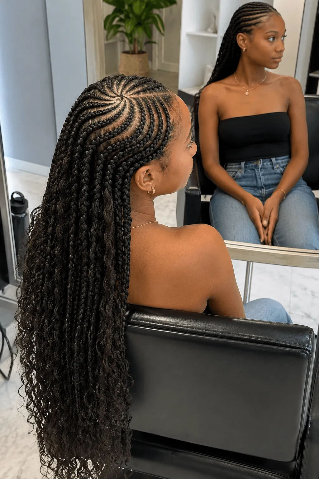 Spiral Goddess Braids